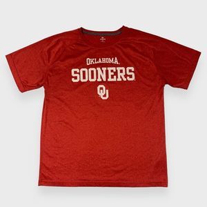 Oklahoma Sooners Shirt Red Mens Large OU Sooners Athletic